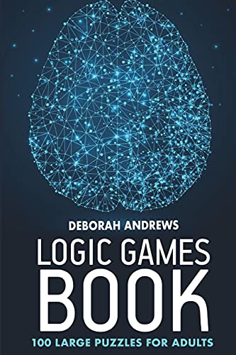 Logic Game Book: Patchwork Puzzles – 100 Large Puzzles For Adults (Brain Games) [Idioma Inglés]