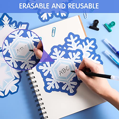 Découpes d'hiver flocon de neige pour décorer la classe sans perdre de temps à tout découper - 4