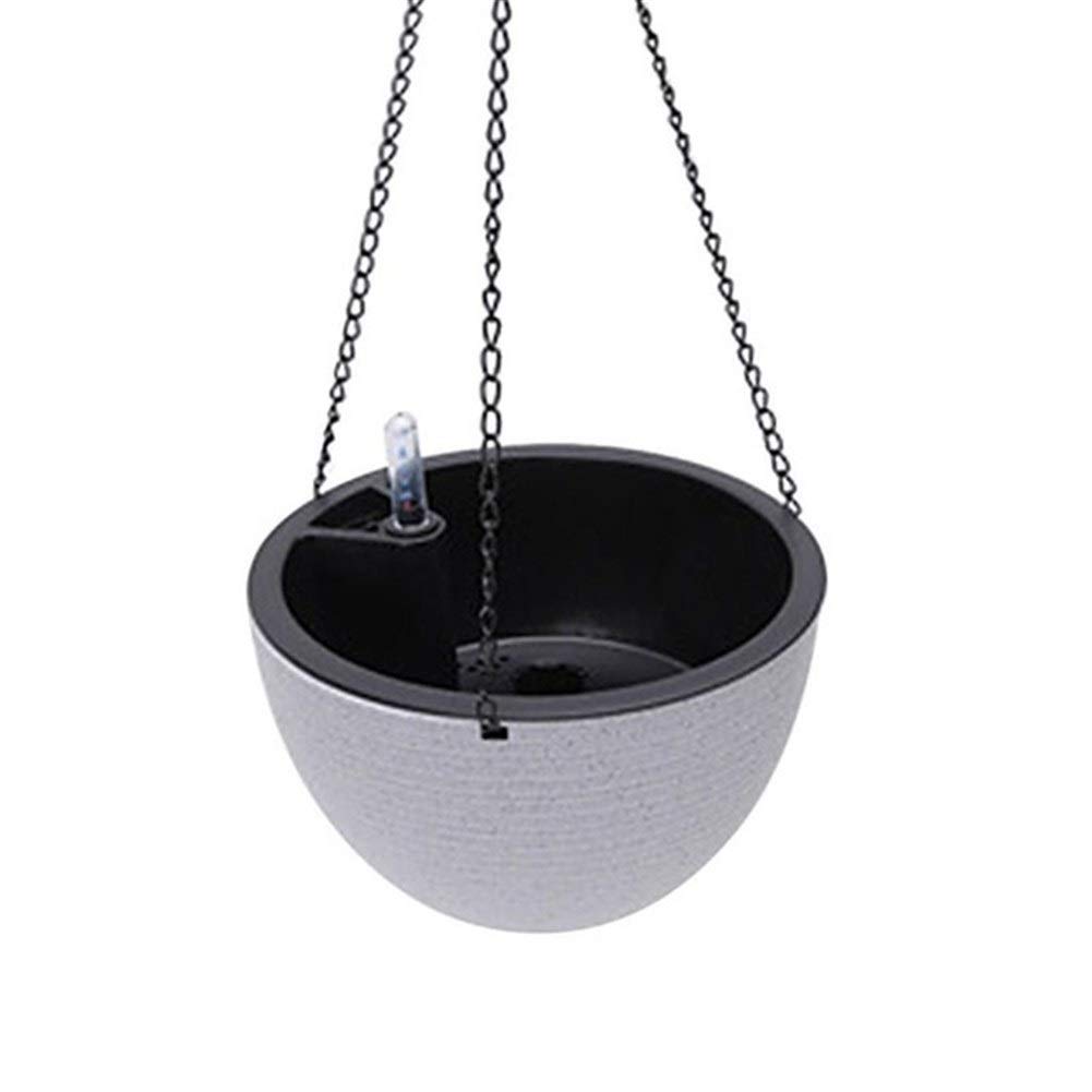 Pentole Pianta Hanging Planter semi-circolare di fiori Self-assorbente Holder piante da giardino decorazione dell'interno cesti appesi all'aperto irrigazione Per tutte le piante da casa, i fiori, le e