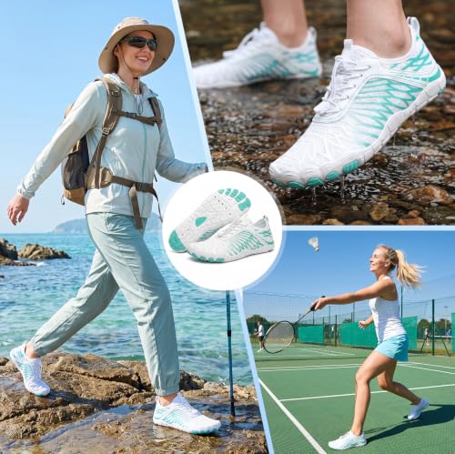 Image of ELETON Barefoot Shoes Women Men Hiking Water Shoes Wide Toe Box Zero Drop