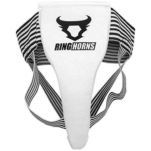 Ringhorns, Charger Groin Guard & Support, Women's, M, White