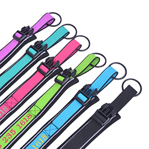 Gredstar Reflektierende Hundehalsband Für mittelgroße,große Hunde Personalisierte Halsbänder mit Name Telefonnummer Bestickt