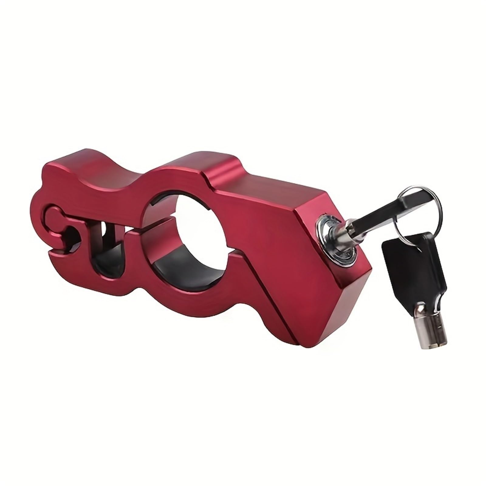 Motorcycle Handlebar Lock Motorcycle Lock Heavy Duty Anti-Theft Grip Front Brake and Clutch for Dirt Mopeds/Motorcycle Locks and ATVs Motorbike Lock Security(Red)