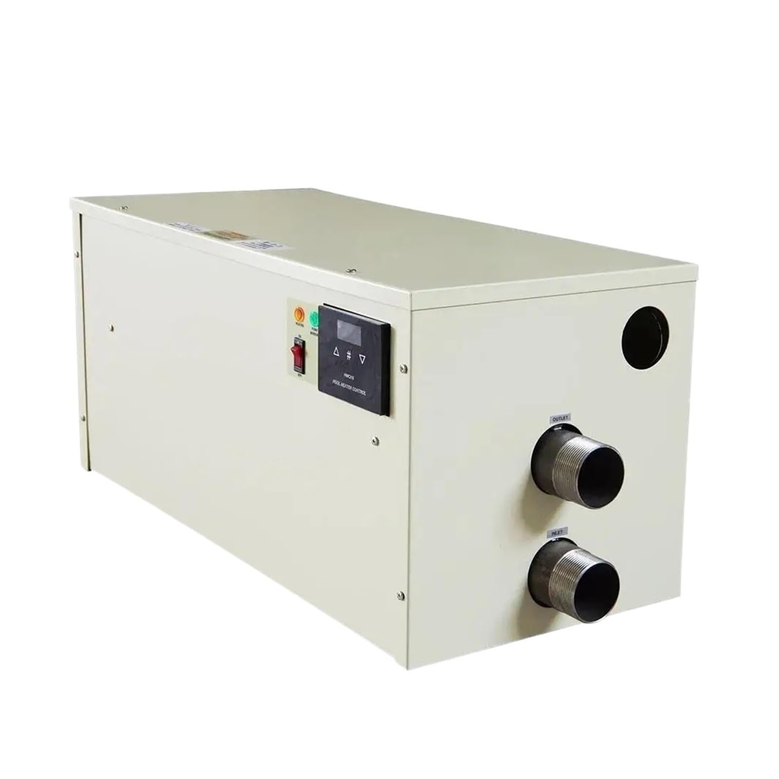 Termostato Calentador de Piscina de 60 kW, Bomba de Calor eléctrica Digital for Agua, Equipo de calefacción for bañeras de hidromasaje y SPA. Calefacción rápida y eficiente(54KW)