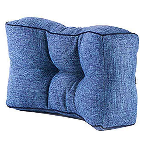 FYMDHB886 Wormwood Office Cushion Lumbar Pillow Car Backrest Moxa, Pearl Cotton Filling 3-Sided Stereoscopic Environmental Protection Design