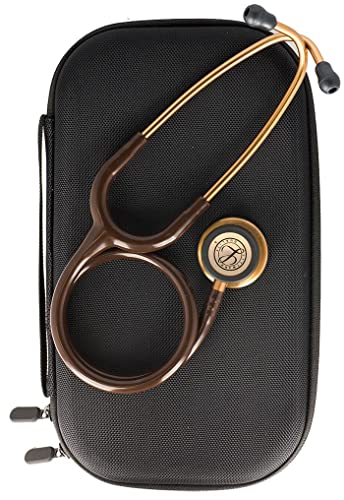 Combo Estetoscópio 3M Classic III Chocolate Cobre 5809 Littmann, Esfigmomanômetro + Case