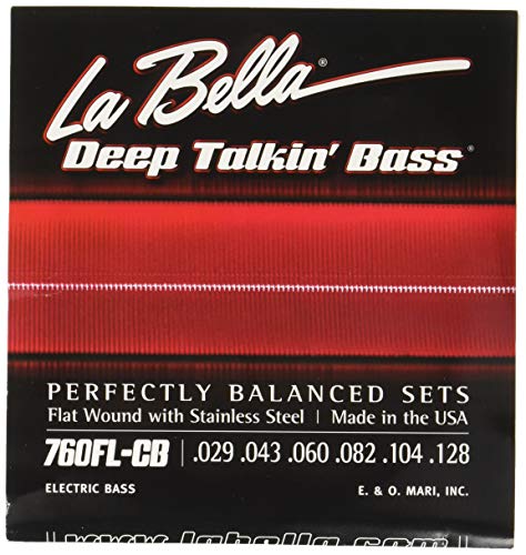 La Bella 760FLCB6 Flatwound 029/128 - Les Beatles, Paul McCartney, John Lennon, RIngo Starr, George Harrison La Bella 760FLCB6 Flatwound 029/128