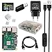 Produktbild MakerSpot Raspberry Pi 3 Model B+ 1.4GHz, 8-in-1 Starter Kit Inkl. RPi3 Modell B+ (B Plus), 3A/5V EU Ladegerät/Netzteil, Micro USB Kabel mit EIN/AUS Schalter, Gehäuse, Kühlkörper, 16GB SD Karte