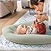 Happle sunny Baby Lounger for Newborn: Skin-Friendly & Breathable for 0-12 Months Infant Tummy Time Playtime & Diaper Changes - Portable & Lightweight Cushion for New Parents