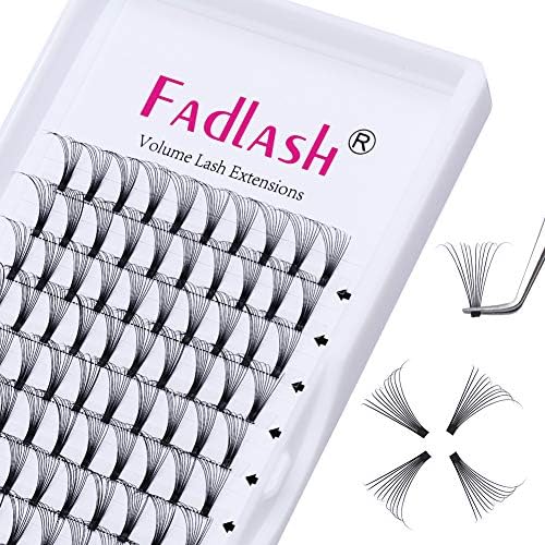 Premade Lash Fans 15-20mm Mixed Tray Premade Fans Eyelash Extensions Russian Black Pre Fanned Volume Lash Extensions Supplies (10D-0.07-D, 15-20mm Mix) - 4