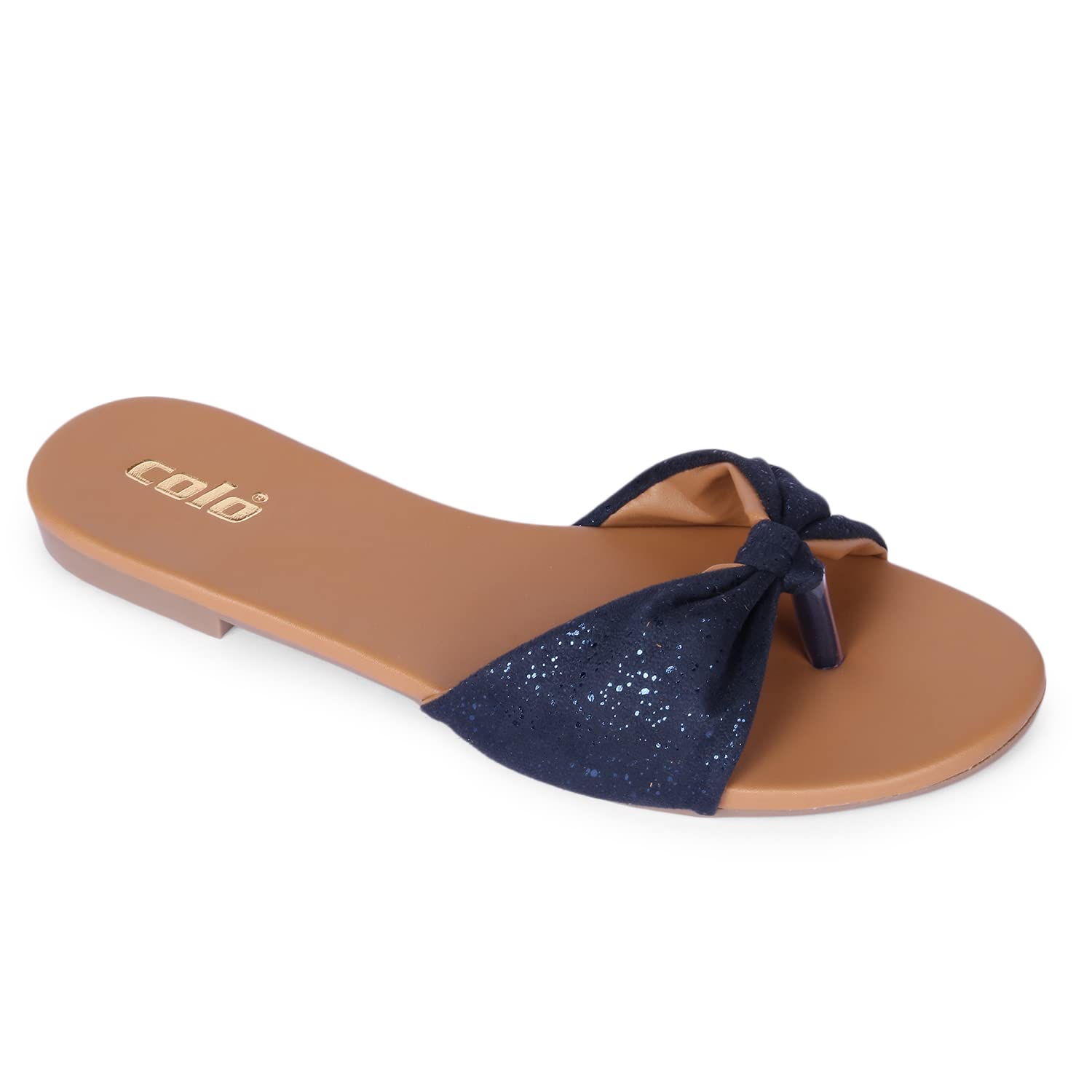 Colo Flat Fashion Sandals and Slippers for Womens & Girls 310 Blue Size 6 UK (B09SVB3HKS) Amazon Price History, Amazon Price Tracker