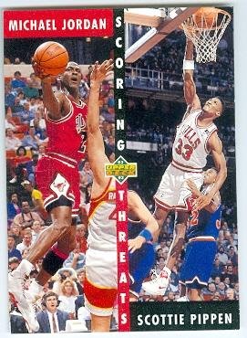NBAカード MICHAEL JORDAN×SCOTTIE PIPPEN Michael Jordan and Scottie Pippen basketball card (Chicago