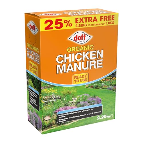 Doff Organic Pelleted Chicken Manure Fertiliser Orange