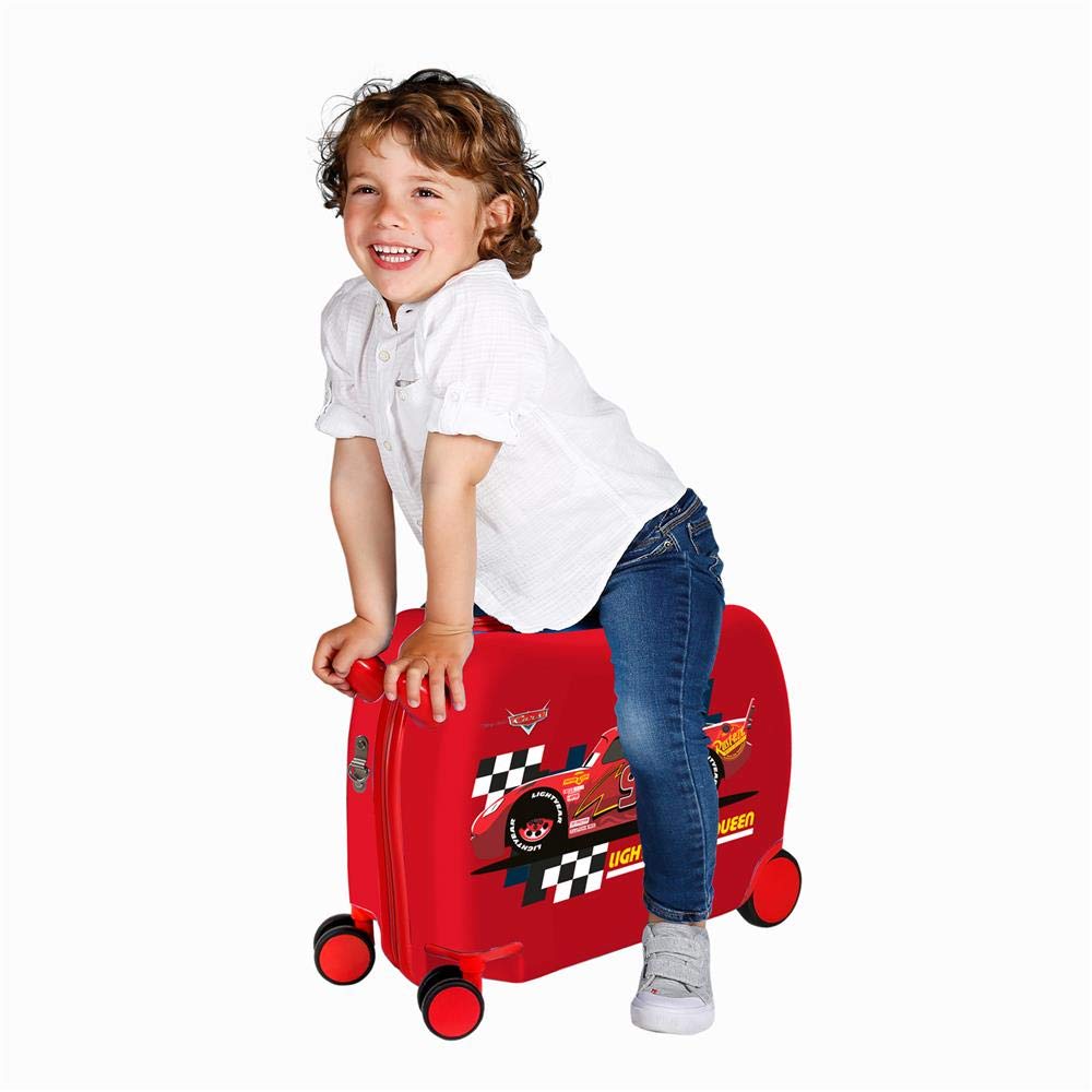 Disney Equipaje- Equipaje para niños, Niños, Mcqueen Roja, Children Suitcase