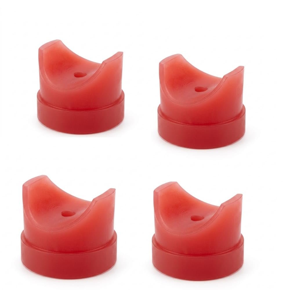 Generic Plastic Square Foot Pad (4 Pack) - Red, Water Resistant for Hardwood, Laminate, Tile, Vinyl Floors - Protects Furniture & Eliminates Noise-image-24