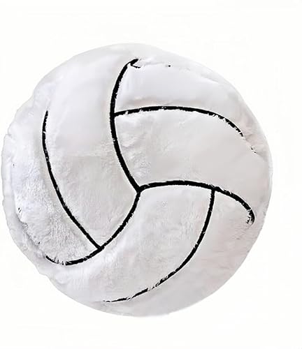 Almohada deportiva de voleibol suave y esponjosa, juguetes de felpa de baloncesto deportivos duraderos de 14 pulgadas, regalo para decoración de