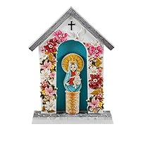 Jungfrau Kapelle der Kindersäule, MDF, 11 x 6 x 15,5 cm