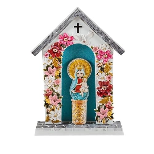 Jungfrau Kapelle der Kindersäule, MDF, 11 x 6 x 15,5 cm