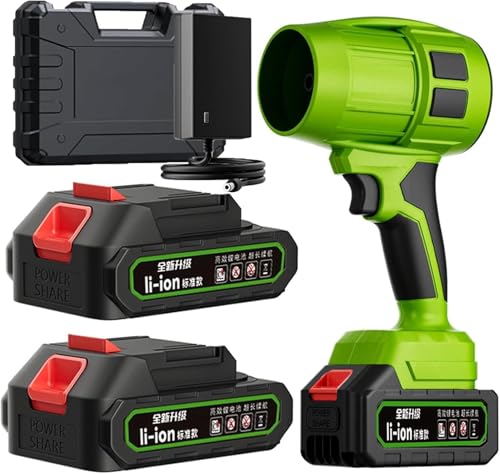 Seese Pro - Soffiatore Ultra Leggero e Potente, Leggero e Portatile, Adatto per Auto, Giardini, Terrazze, Neve e Campeggio (2 batteries)