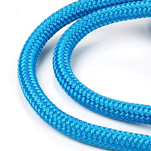 Image of Amarine Made 1 /2 Inch 20 FT Double Braid Nylon Dockline,Mooring Rope Double Braided Dock Line
