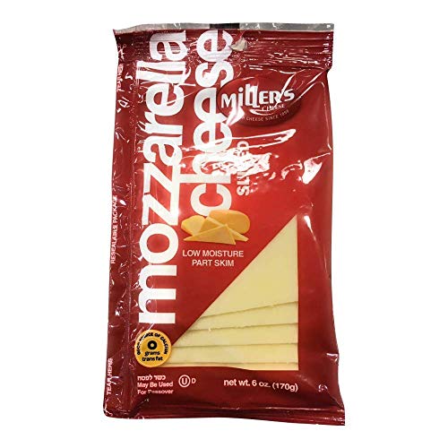 MILLERS CHEESE Sliced Mozzarella, 6 OZ
