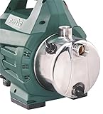 Metabo Gartenpumpe P 4500 Inox (600965000) Karton, Nennaufnahmeleistung: 1300 W, Max. Fördermenge: 4500 l/h, Max. Förderhöhe: 48 m