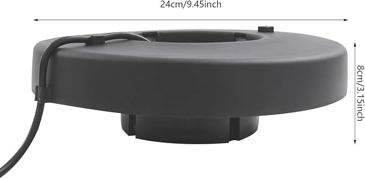 Ultrasonic Mist Maker 3 Head Ultrasonic Fogger Mist Maker Air-cooled Fog Machine Water Pond Air Humidifier W/Transformer for Greenhouse Humidity Generation