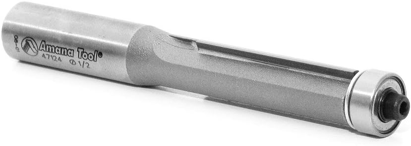 Amana Tool - 47124 Carbide Tipped Flush Trim 1/2 Dia x 1-1/2 x 1/2" Shank