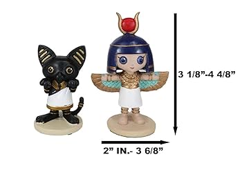 【希少品】 輸入スタチュー エジプト神像3点セット 希少品】 輸入スタチュー エジプト神像3点セット
