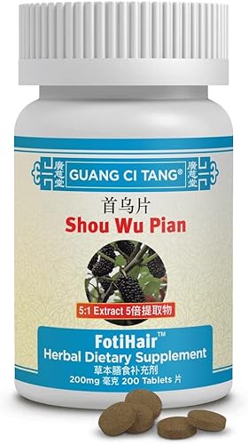Guang Ci Tang Shou Wu Pian FotiHair - 200 Tabletas