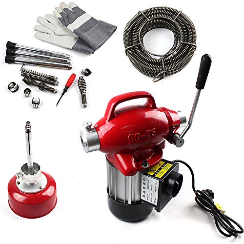 Preisvergleich Produktbild OUBAYLEW 20-100mm Rohrreinigungsmaschine Rohrreinigungsgerät Dia 400 U / min 250W Neu