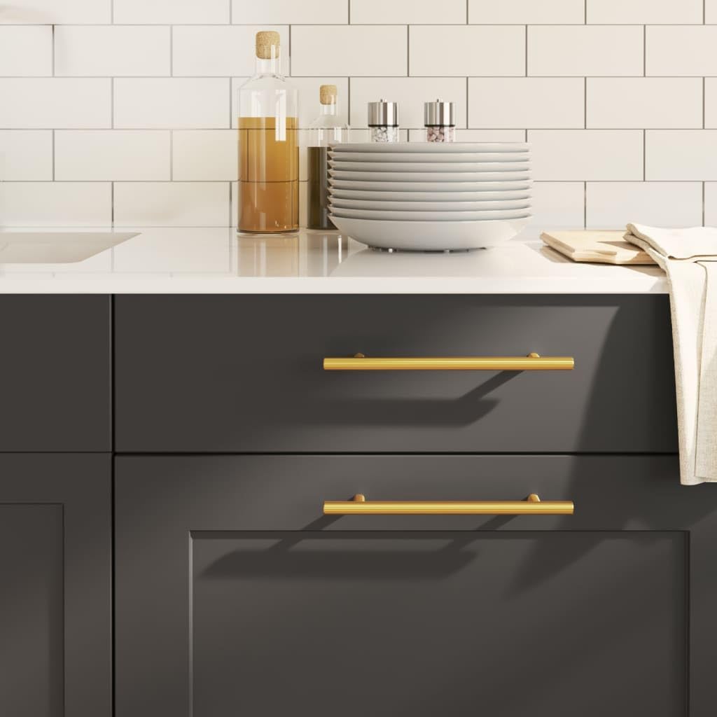 Furniture Select Schrankgriffe 20 Stück gold 160 mm Edelstahl