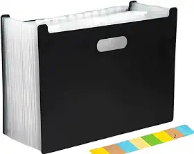 Pasta Organizadora sanfonada A4 Com 12 Divisórias Resistente