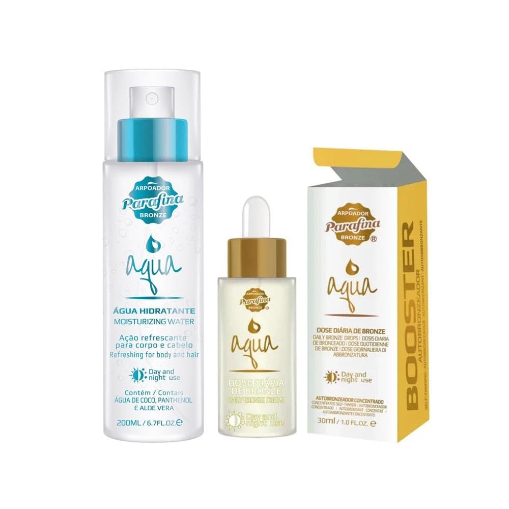 Aqua Booster Autobronzeador + Água Hidratante Parafina Bronze