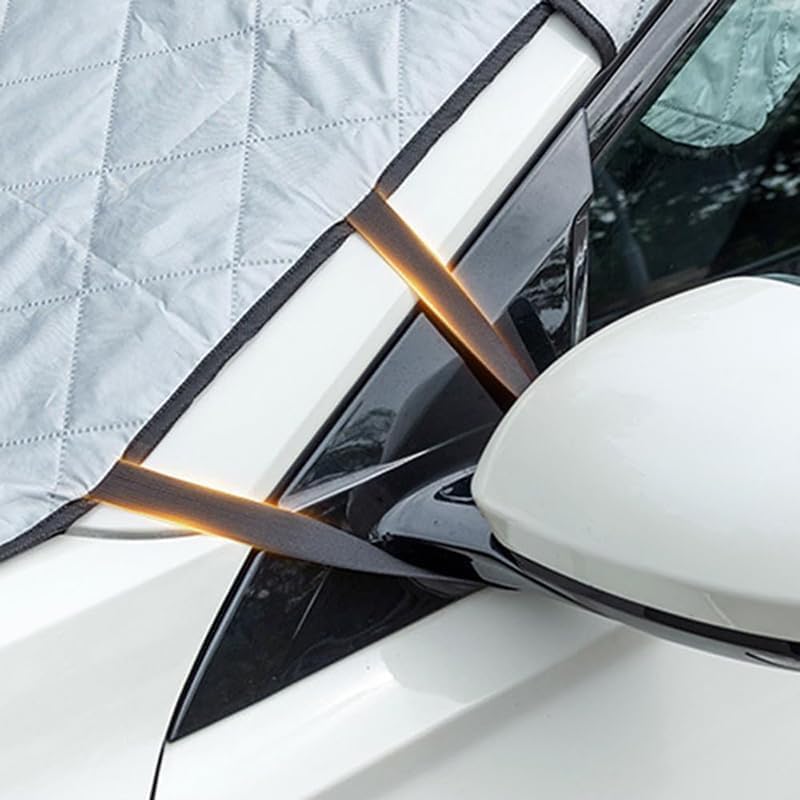 Auto Voorruitafdekking voor Peugeot 3008 2009 2010, Voorruithoes voor auto Anti Vries Deken Zonnescherm Voorruit Cover opvouwbare Winter ultradikke IJsfolie Sneeuw,A