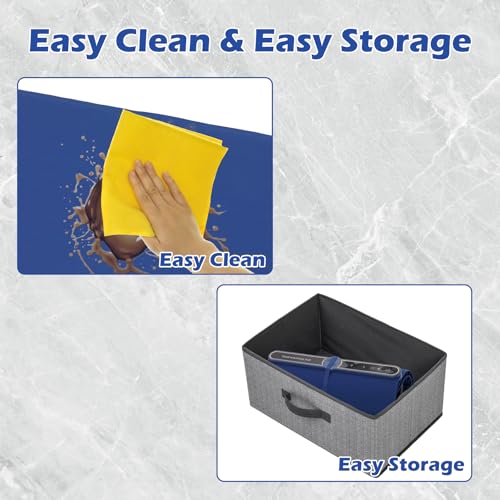 Arkyomi Warmhalteplatte, Faltbar Warming Mat for Food, Wärmeplatte Tisch 3 Temperatureinstellungen Speisenwärmer