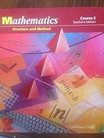 Mathematics Structure and Method Course 2 California Teachers Edition 0618970215 Book Cover