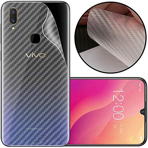 Image of Compatible with Vivo Y93 Back Screen Protective Film Carbon Fiber Skin Transparent Screen Guard Sticker