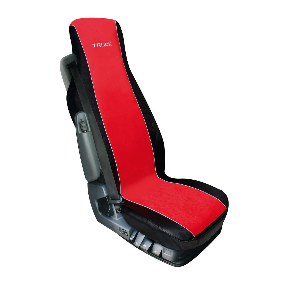 Lampa 98002 Elisa, coprisedile in Poliestere e Skeentex per Camion - Rosso/​Nero