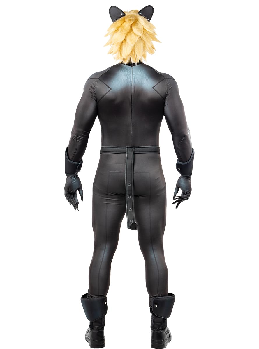 Funidelia Kostüm von Cat Noir für Männer - Ladybug für Herren, Offizielle Lizenz, Zeichentrickfilm, Ladybug - Verkleidung für Erwachsene für Partys, Karneval und Halloween