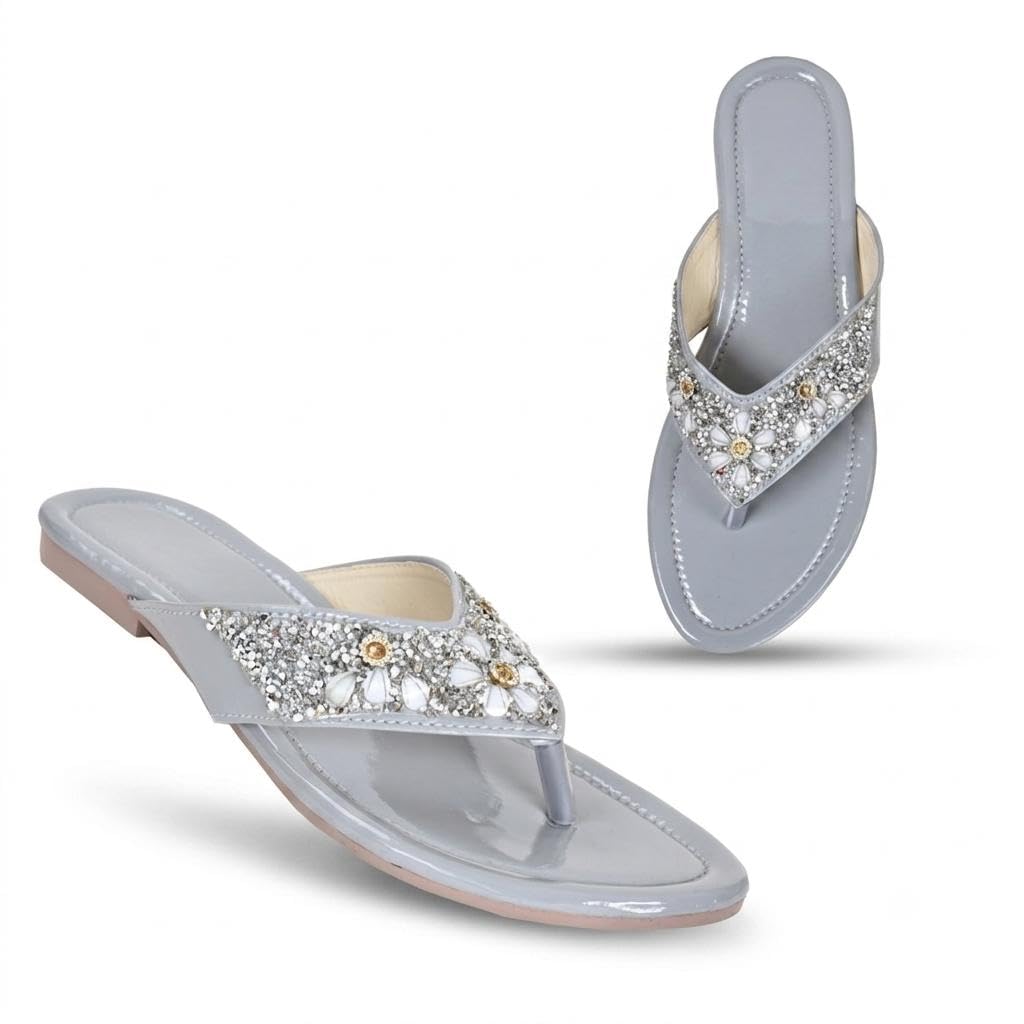Solvyn Women Multicolor Flats Snadal| Comfortable, Lightweight, Anti Slip-picture-46