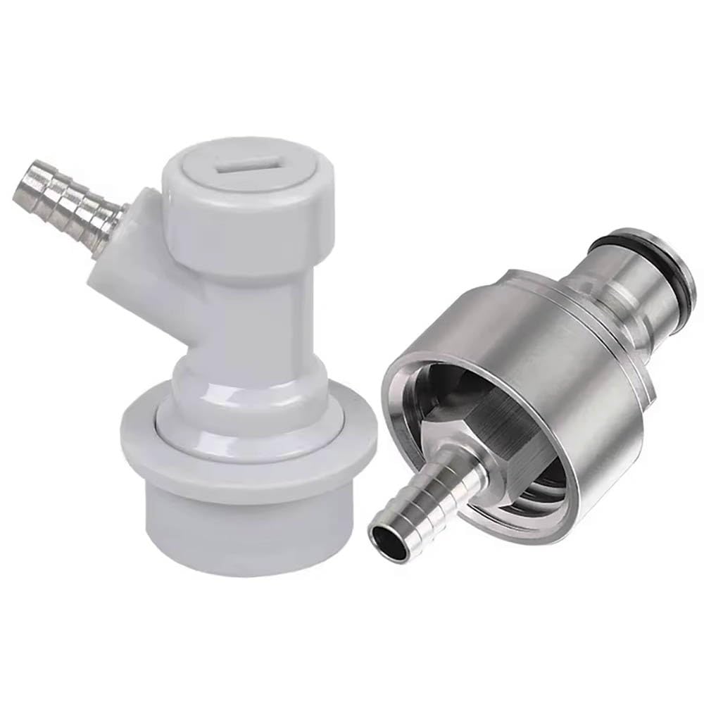 1 szt. nasadka do nagazowywania Homebrew Carbonation Cap i zestaw rozłączny z blokadą kulową Barb Ball Lock 5/16" – idealny do napojów gazowanych, piwa, soków i innych(Cap+gas barb)