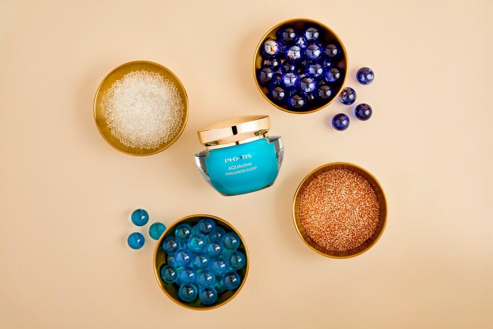 PHYRIS AQUACTIVE Hyaluron Sleep Feuchtigkeitsspendende Nachtcreme 50 ml | Mit Hyaluron, glättende Sleeping Cream für Gesicht, Hals & Dekolleté, regenerierende Nachtpflege