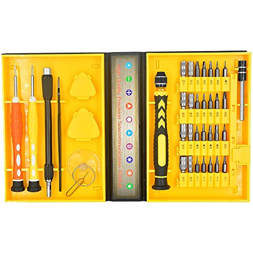 REY Kit 38 en 1 de Destornilladores Multiusos