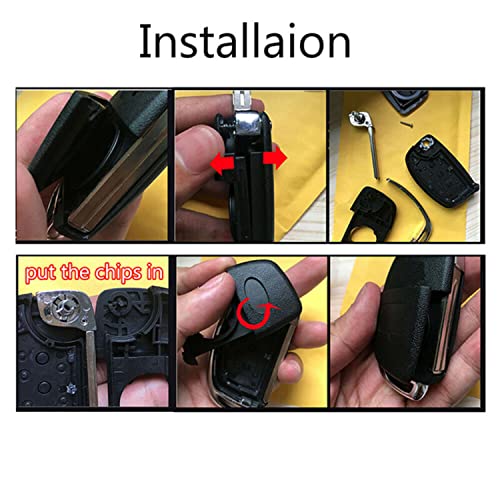 HooRLZ Hyundai Key Fob Cover Replacement For Hyundai i20 i30 i40 ix20 ix30 ix35 ix45 ix55 Tucson Santa Fe Elantra Accent Remote Car Key Cover Case, 3 Button Hyundai Key, Hyundai I20 I30 Key Fob - Image 5