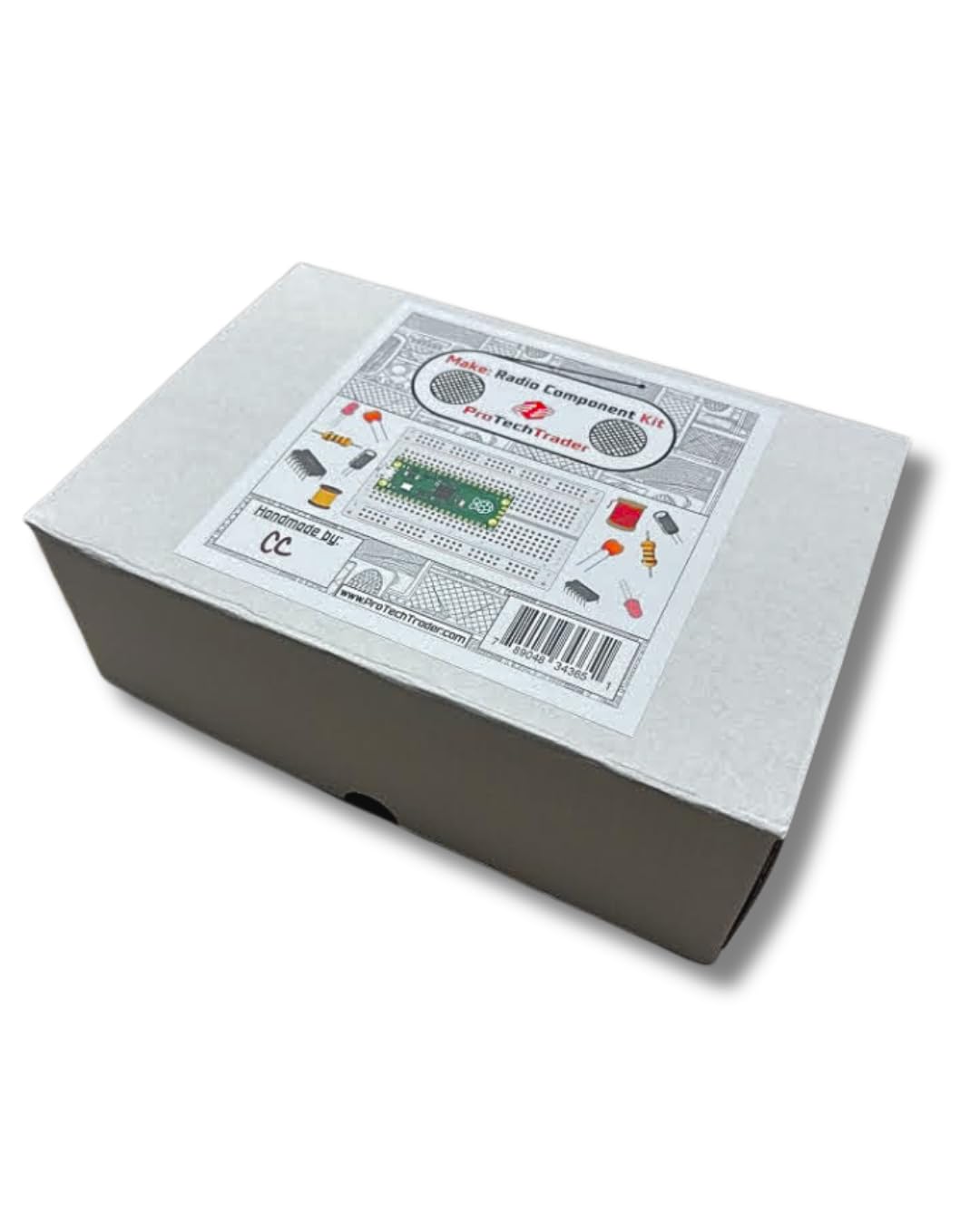 Make: Radio Electronics Kit - Component Pack Follows Experiments, DIY Projects, and Circuits Including Raspberry Pi Microcontroller Adaptations in the 2024 Paperback by Fredrik Jansson & Charles Platt