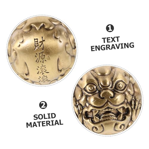 Boules de Baoding massage des mains en laiton rétro pour la souplesse