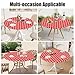 Smiry Round Picnic Tablecloth, Waterproof Elastic Fitted Table Covers for 45