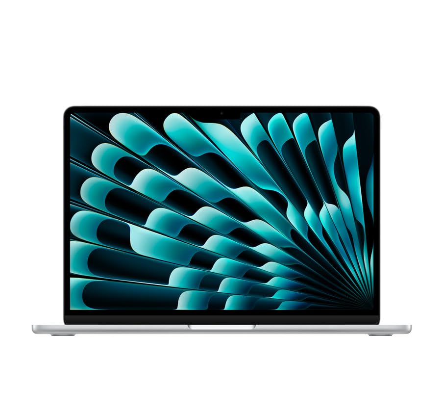 2024 Apple MacBook Air avec une puce Apple M3 avec 8CPU & 10GPU (13-pouces, 8 Go RAM, 512 Go SSD Stockage) (QWERTY English) Argent (Reconditionné)