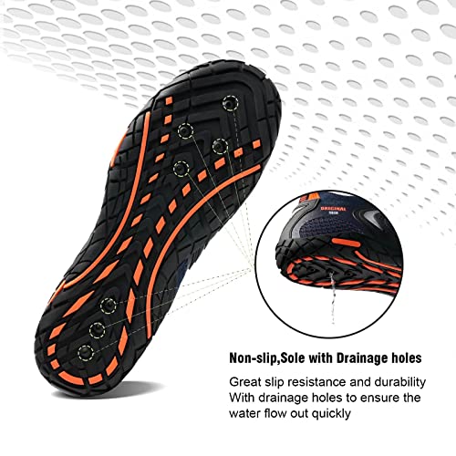 Image of YALOX Water Shoes Men's Women's Swim Shoes Outdoor Beach Barefoot Quick-Dry Aqua Pool Socks Swimming Yoga Surfing Exercise